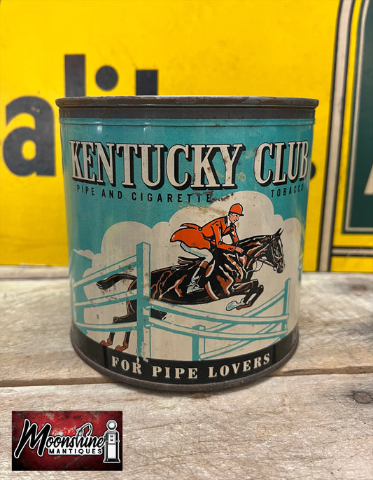 Vtg. KENTUCKY CLUB Tobacco Tin - Free Shipping!