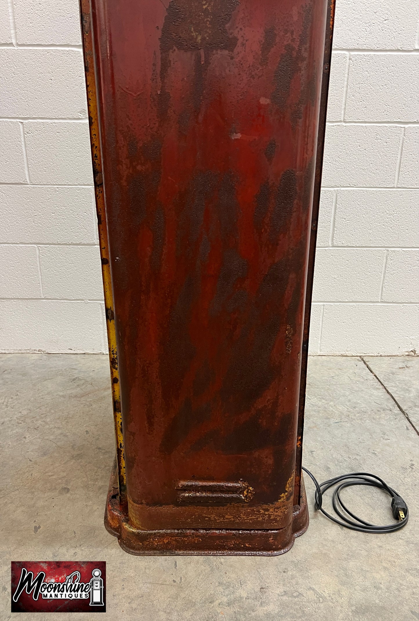 Rustoration 1940s INDIAN MOTORCYCLE Gilbarco Gas Pump w/ Shelves - Mancave Decor - Free Shipping!