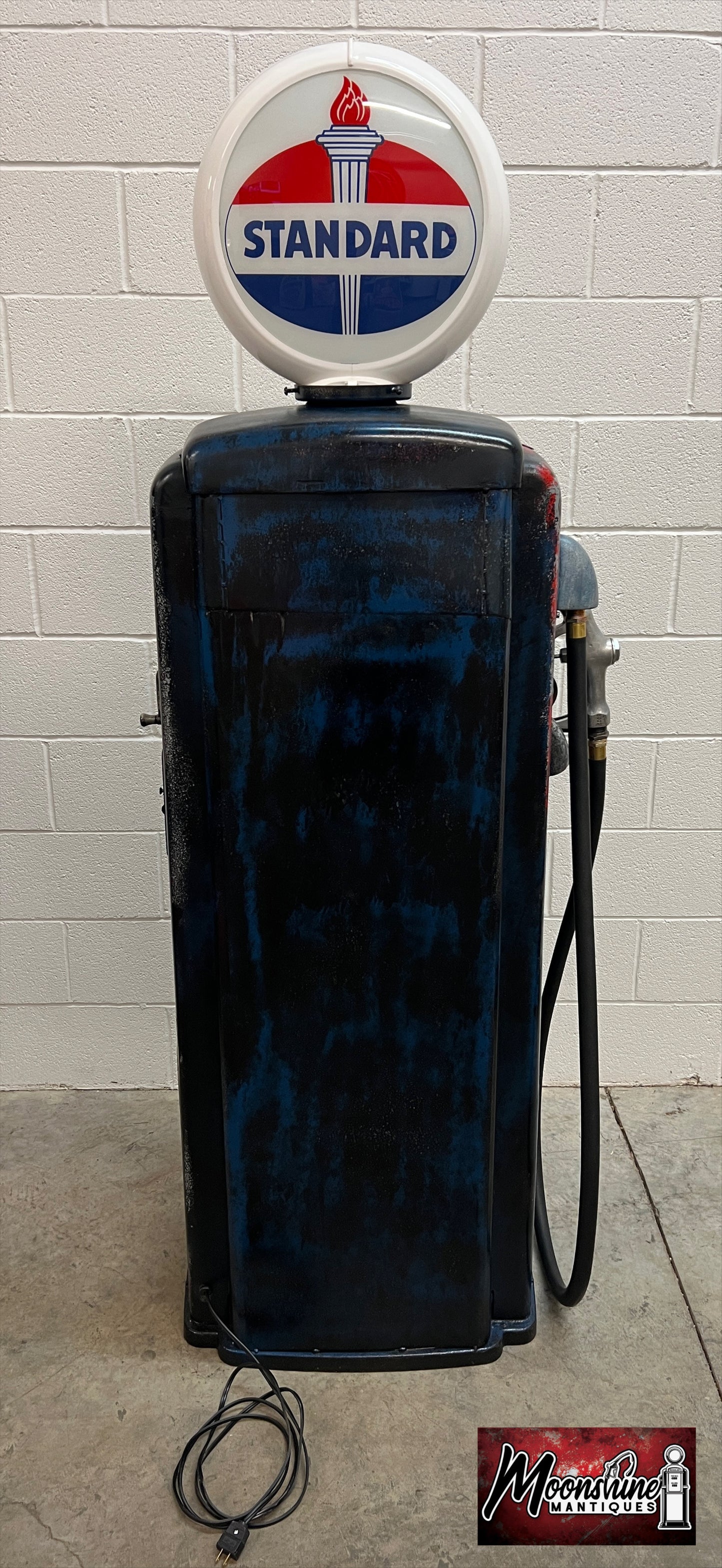 Rustoration 1950’s STANDARD GASOLINE Tokheim Gas Pump w/ Shelves - Mancave Decor - Free Shipping!