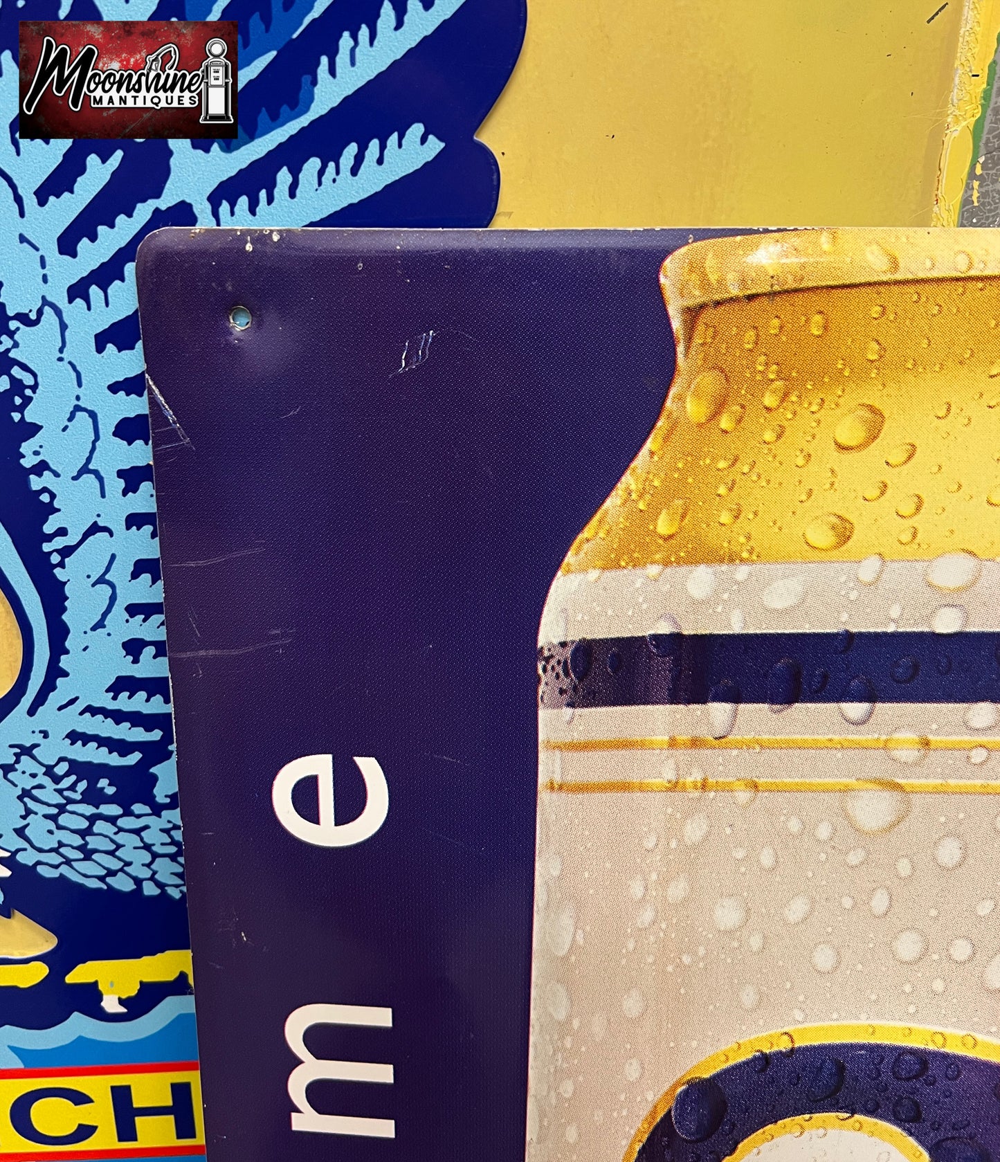 Vtg. COLT 45 Malt Liquor Beer Sign - Free Shipping!