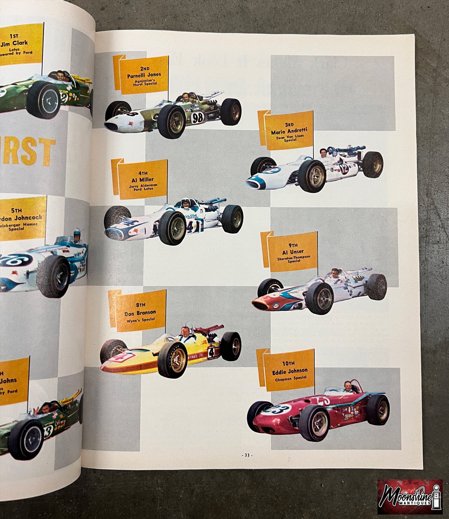 Lot of 3  - 1967 1968 1969 Indianapolis / Indy 500 Race Official Program - Free Shipping!