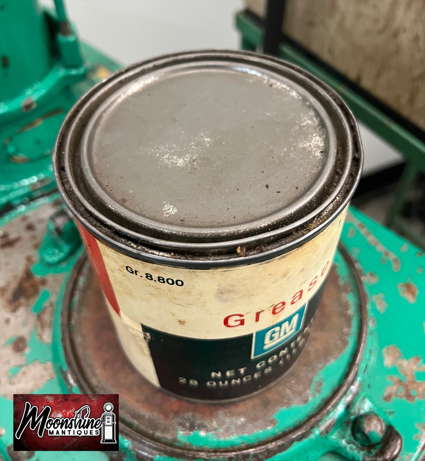Vtg. 1950's General Motors GM Grease Can - Free Shipping!