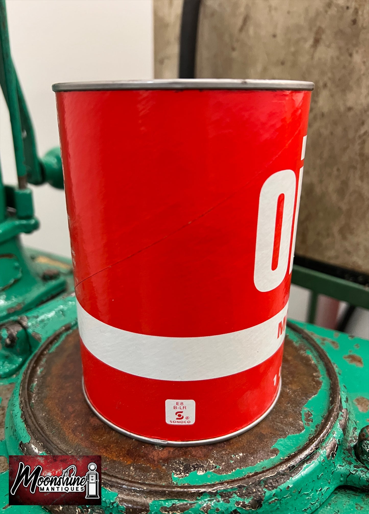 FULL - Vtg. EXXON Oilex Motor Oil Can 1 qt - Free Shipping!