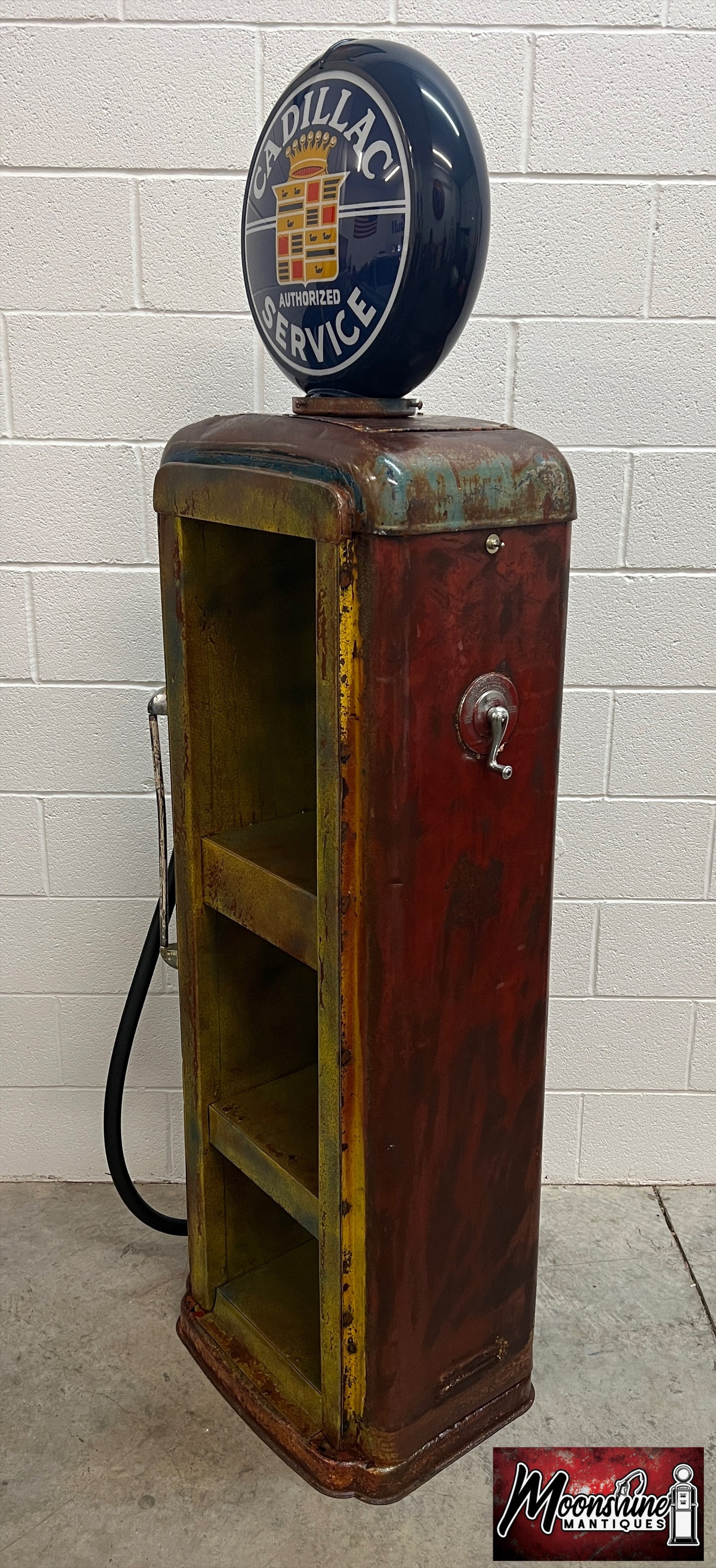 Rustoration 1940’s CADILLAC Gilbarco Gas Pump w/ Shelves - Mancave Decor - Free Shipping!
