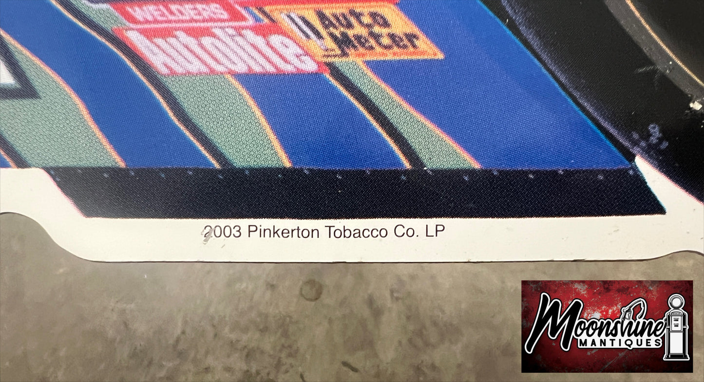 Vtg. TIMBER WOLF Chewing Tobacco David Green Nascar Sign - Free Shipping!