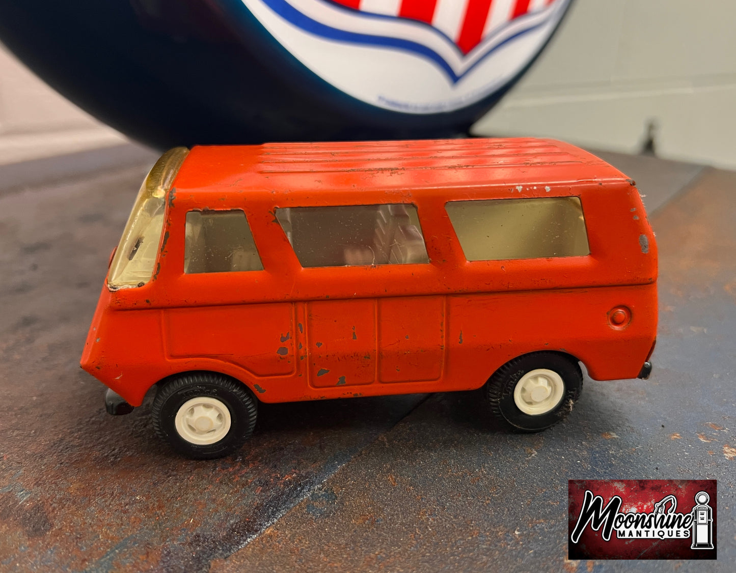 Vtg. 1970's TONKA Mini Orange Van - Free Shipping!