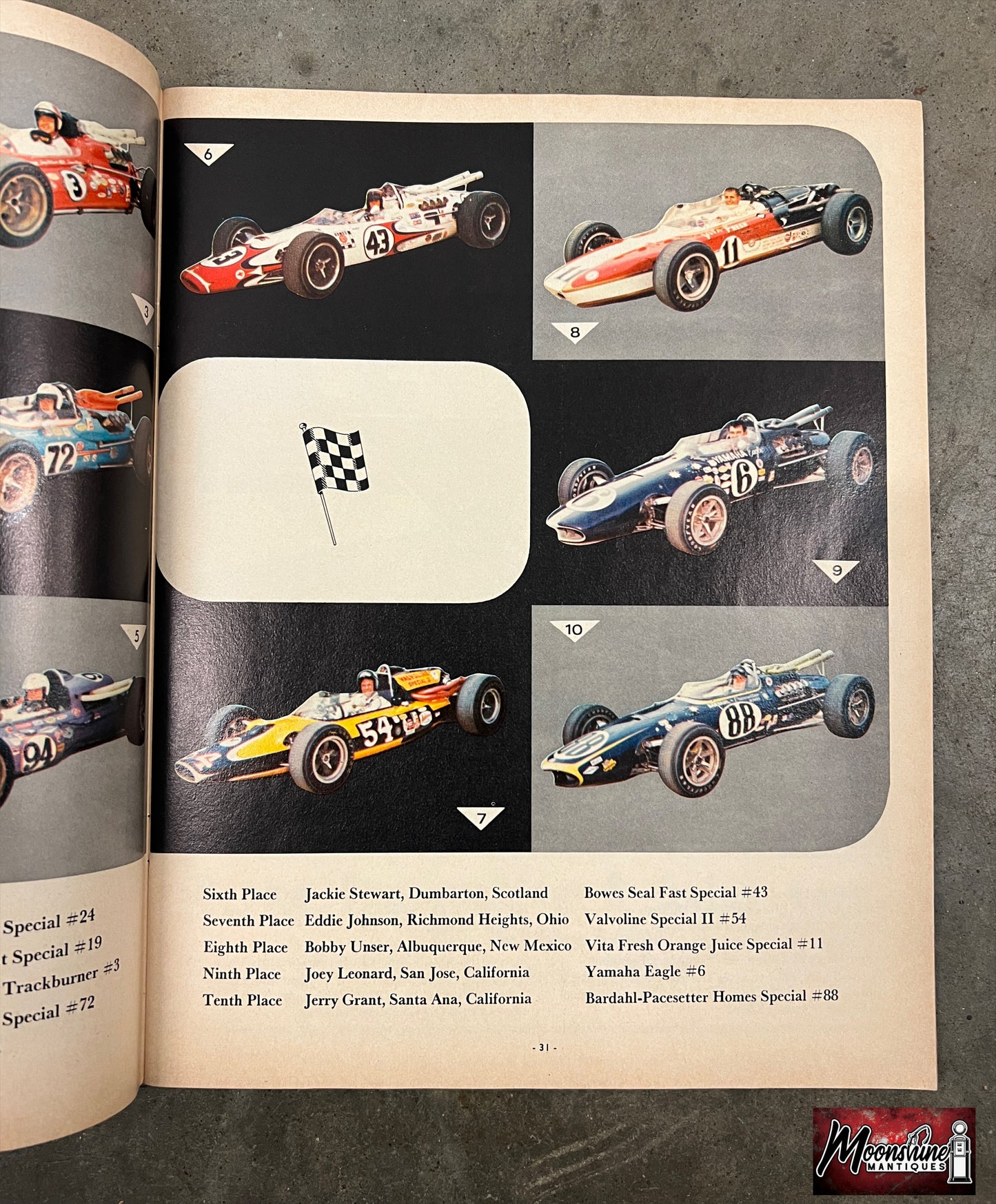 Lot of 3  - 1967 1968 1969 Indianapolis / Indy 500 Race Official Program - Free Shipping!