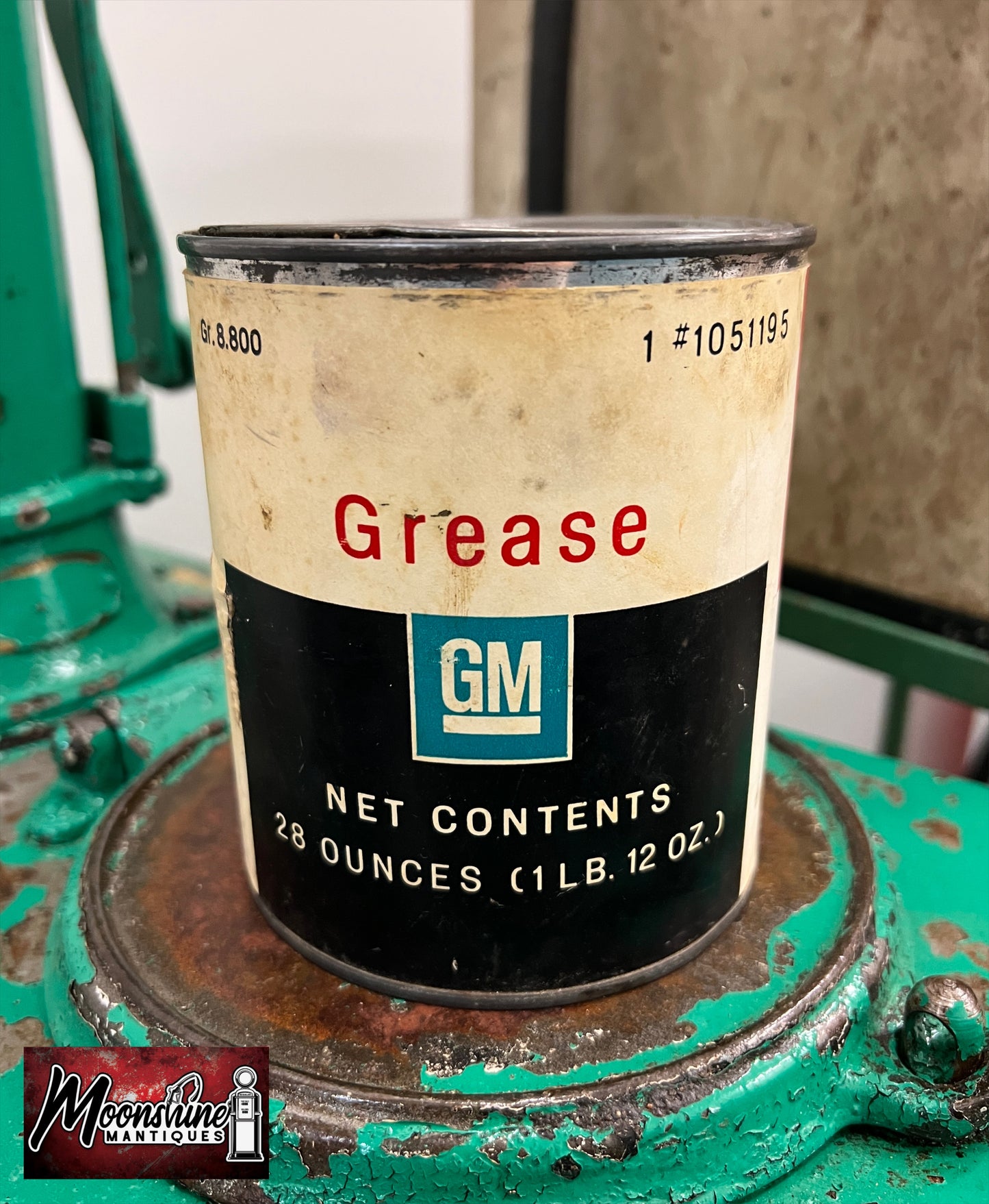 Vtg. 1950's General Motors GM Grease Can - Free Shipping!