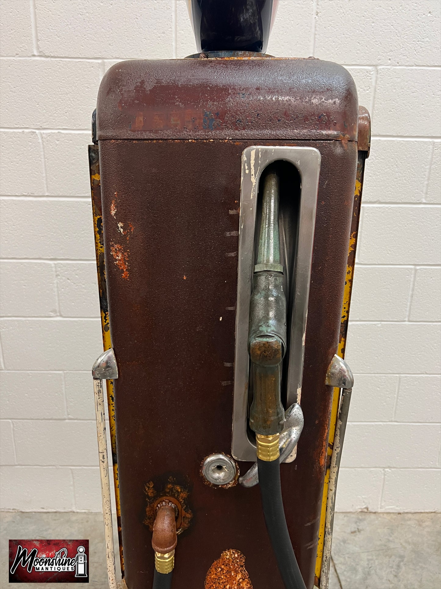 Rustoration 1940s INDIAN MOTORCYCLE Gilbarco Gas Pump w/ Shelves - Mancave Decor - Free Shipping!