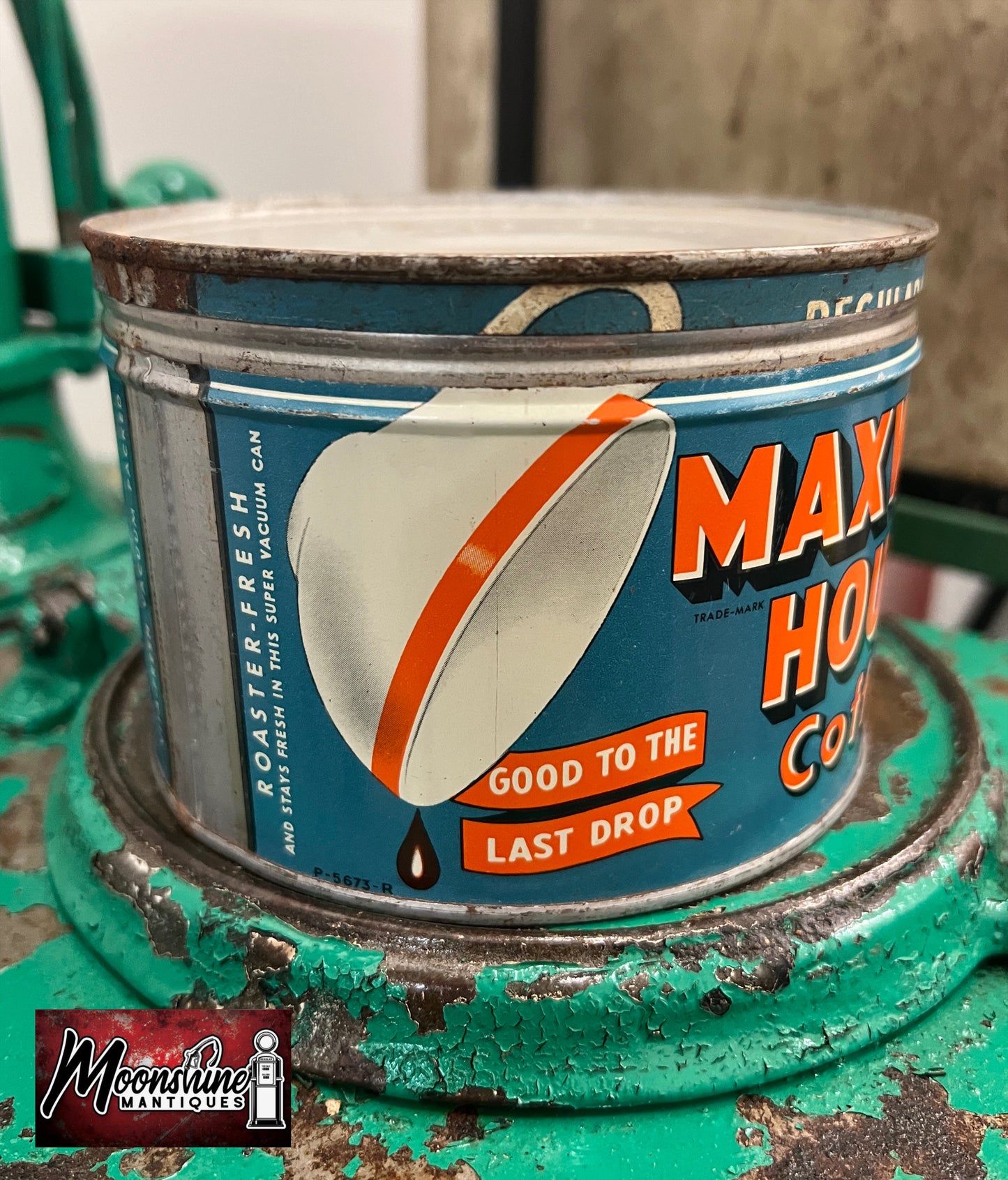 Vtg. MAXWELL HOUSE Coffee Tin Can - Free Shipping!