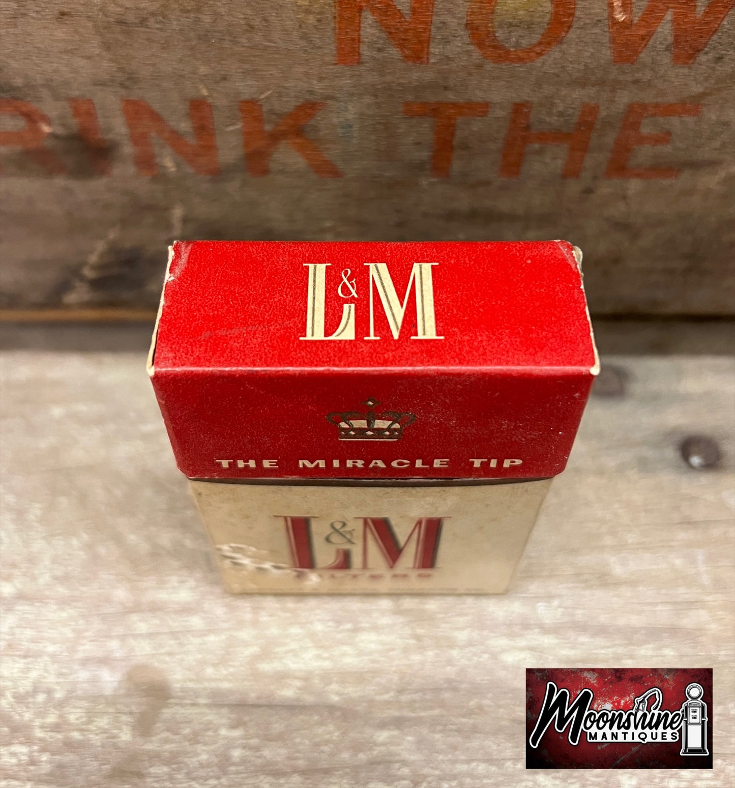 Vtg. L&M Cigarettes Box - Free Shipping!