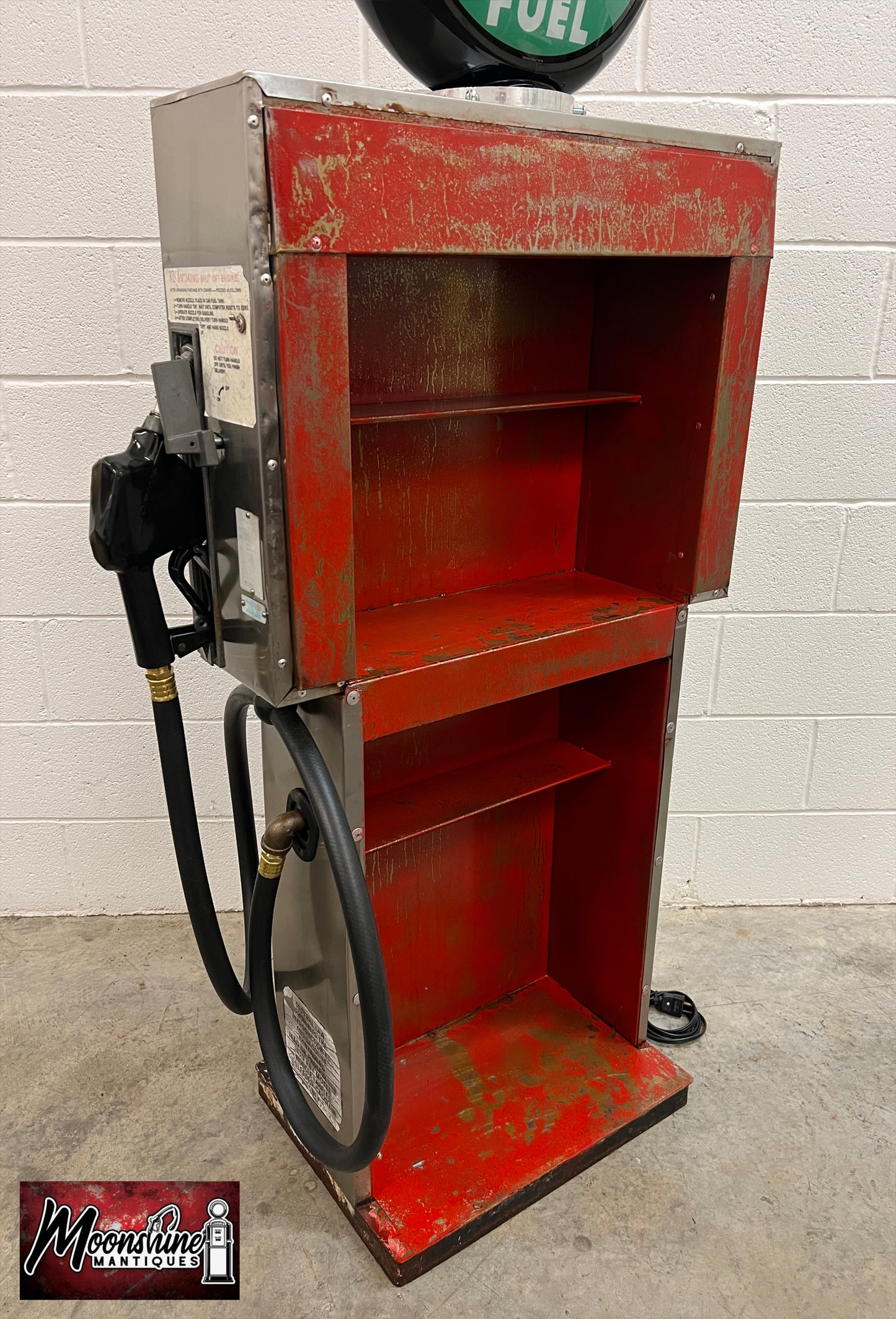 Rustoration 1960’s TEXACO DIESEL Gilbarco Gas Pump w/ Shelves - Mancave Decor - Free Shipping!