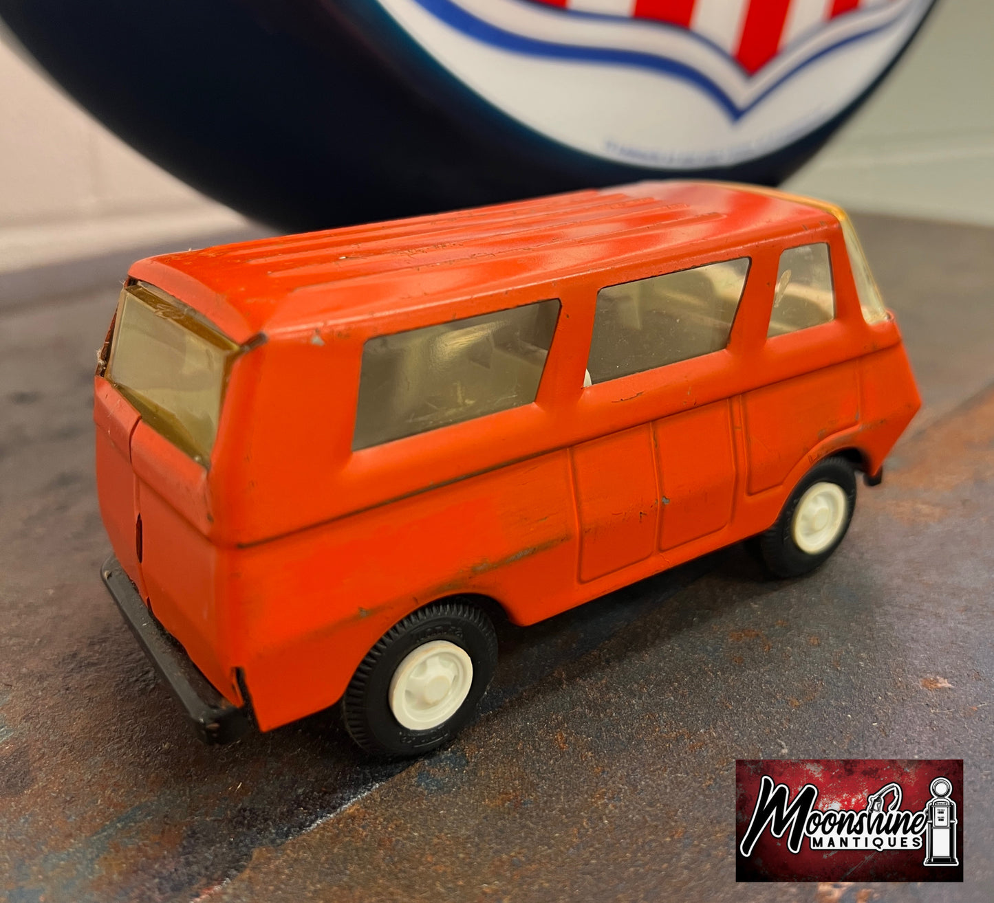 Vtg. 1970's TONKA Mini Orange Van - Free Shipping!