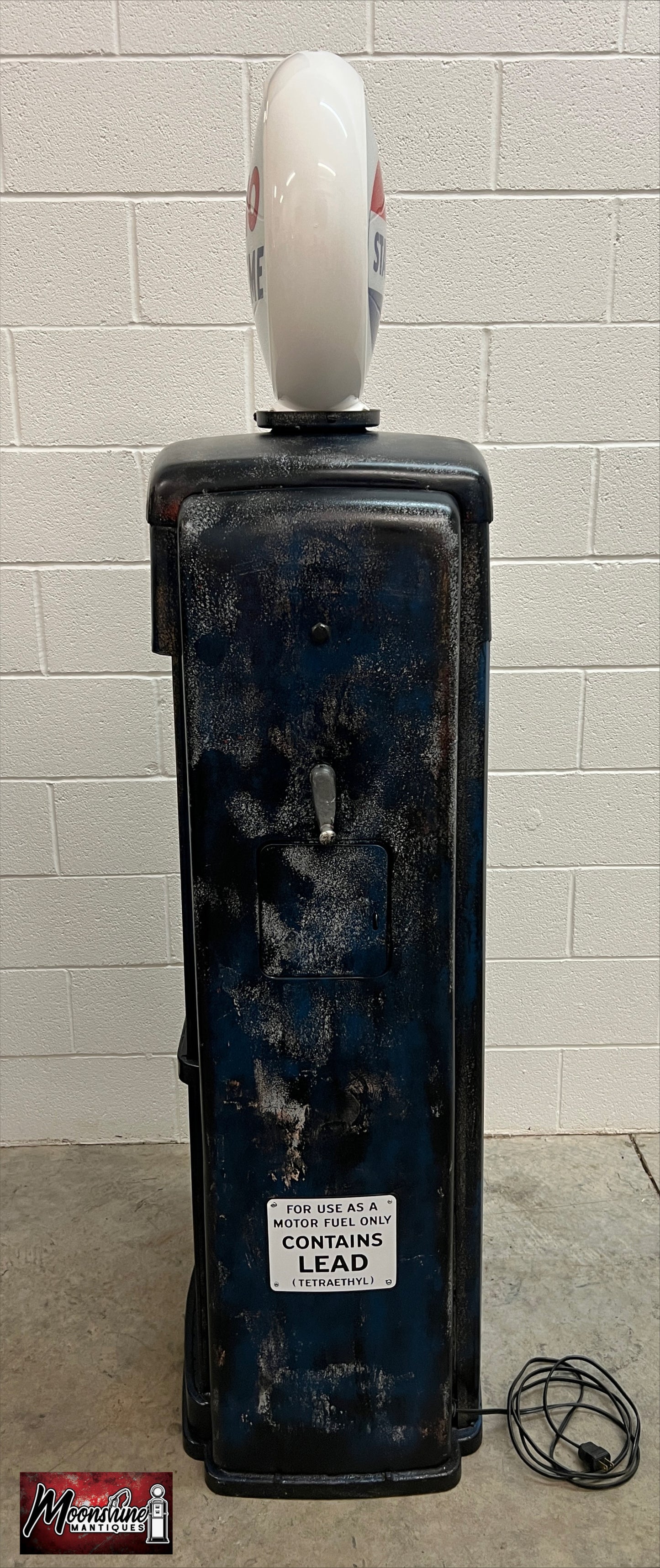 Rustoration 1950’s STANDARD GASOLINE Tokheim Gas Pump w/ Shelves - Mancave Decor - Free Shipping!