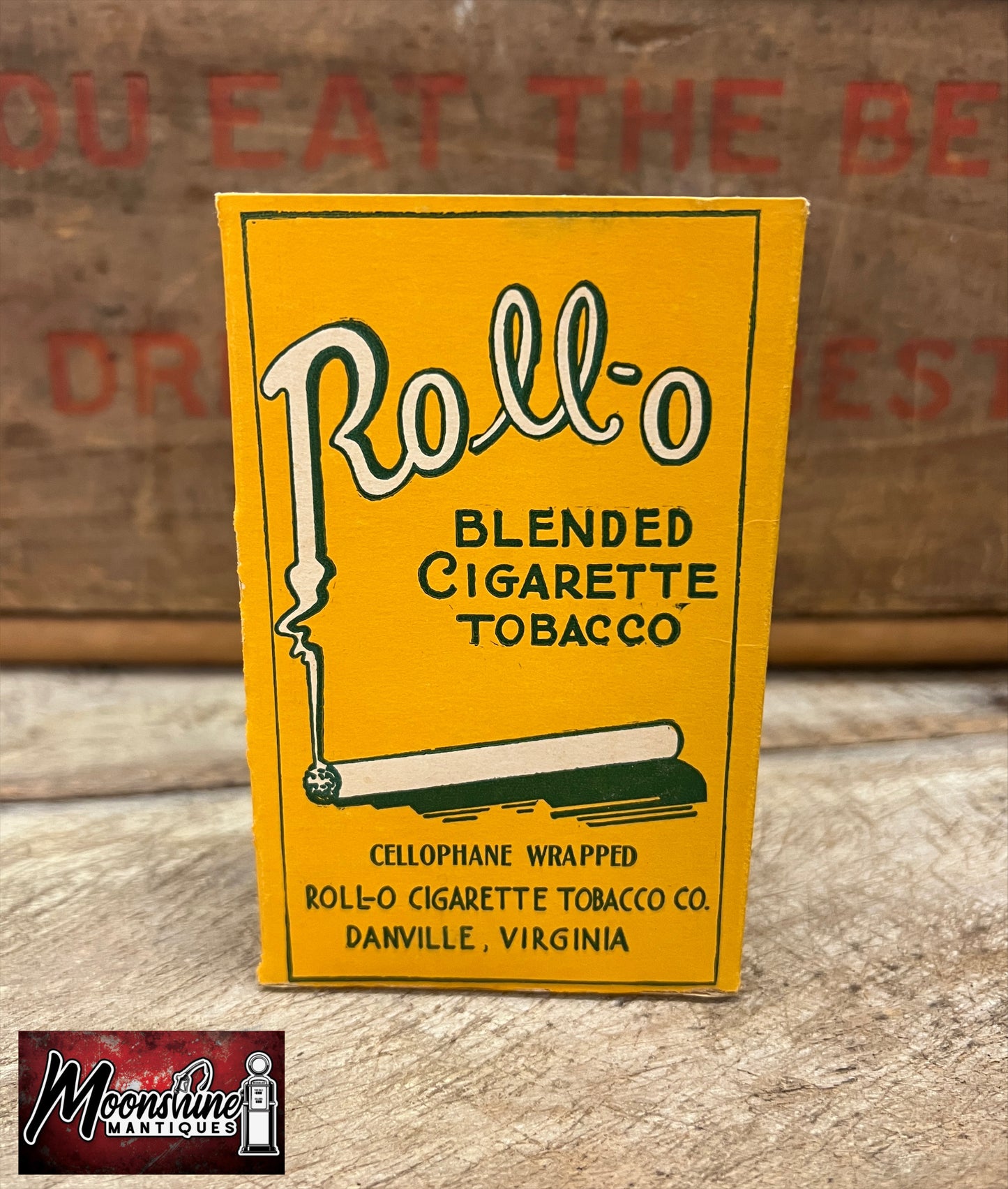 Vtg. ROLL-O Cigarette Tobacco Box - Free Shipping!