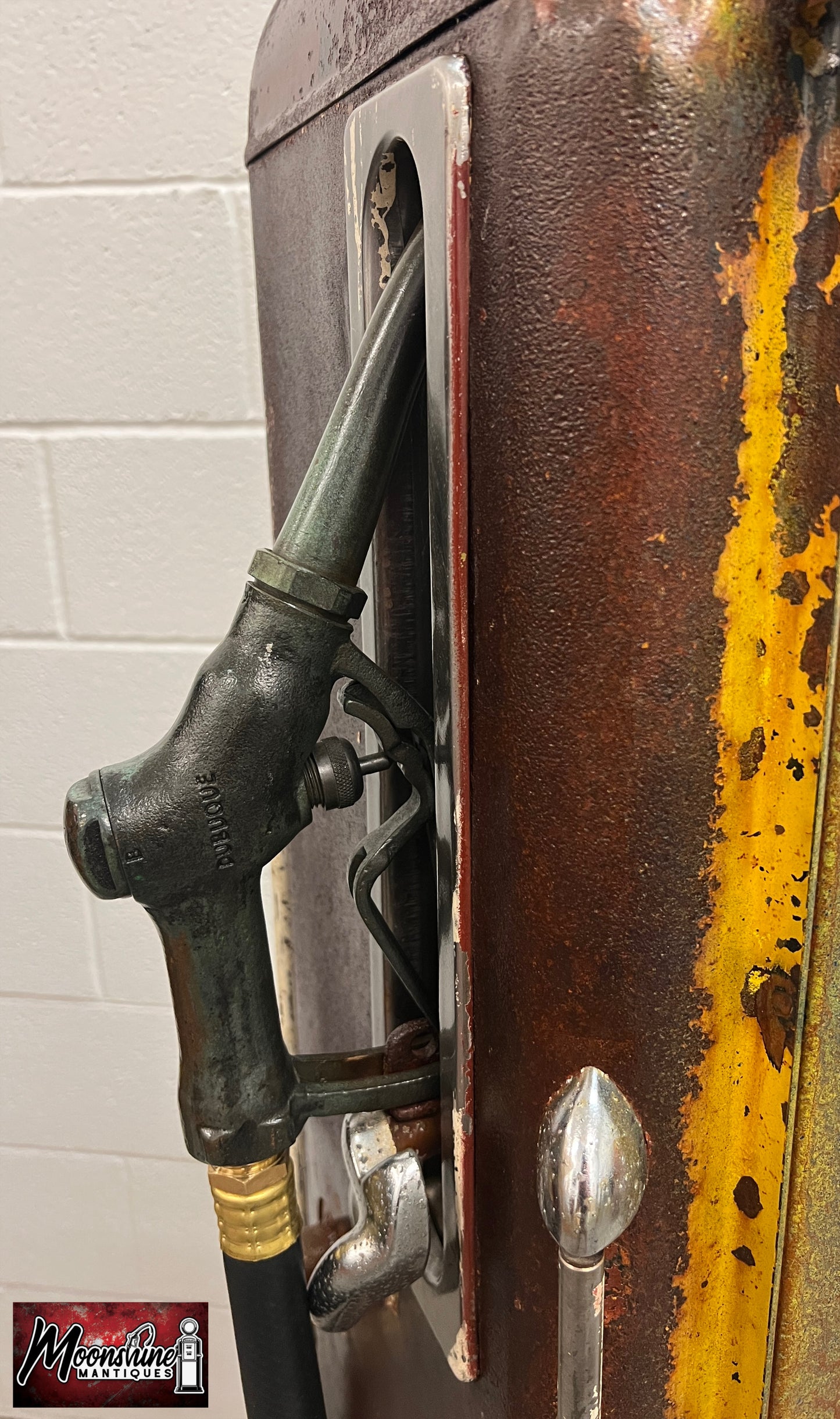 Rustoration 1940s INDIAN MOTORCYCLE Gilbarco Gas Pump w/ Shelves - Mancave Decor - Free Shipping!