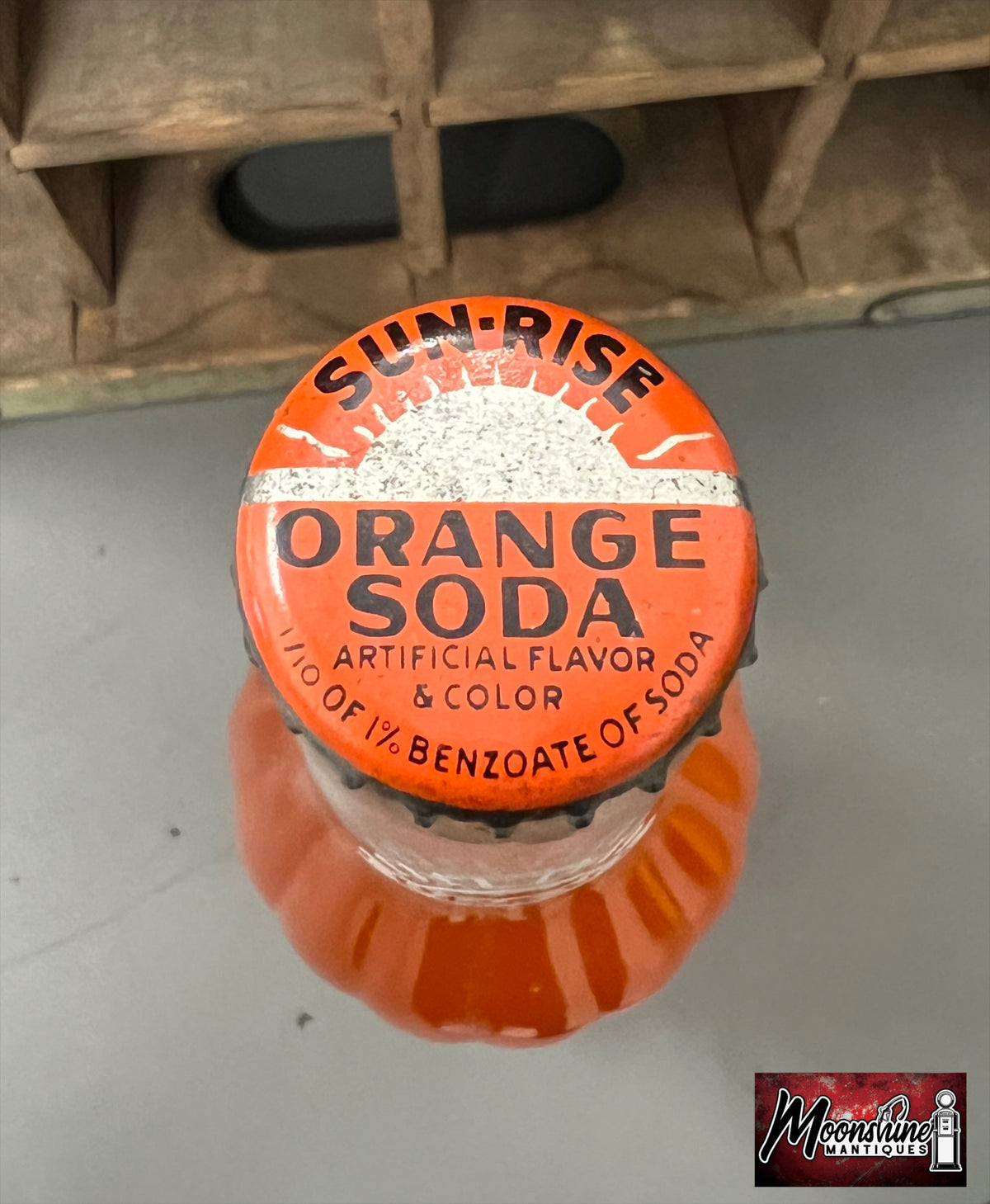 Vtg. 1950's SUNRISE Soda Bottle 10oz. - Free Shipping!