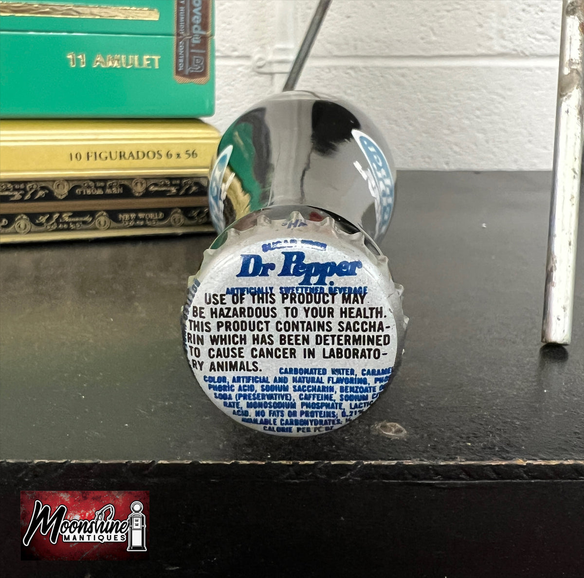 Vtg. Sugar Free Dr. Pepper Soda Bottle - Free Shipping!