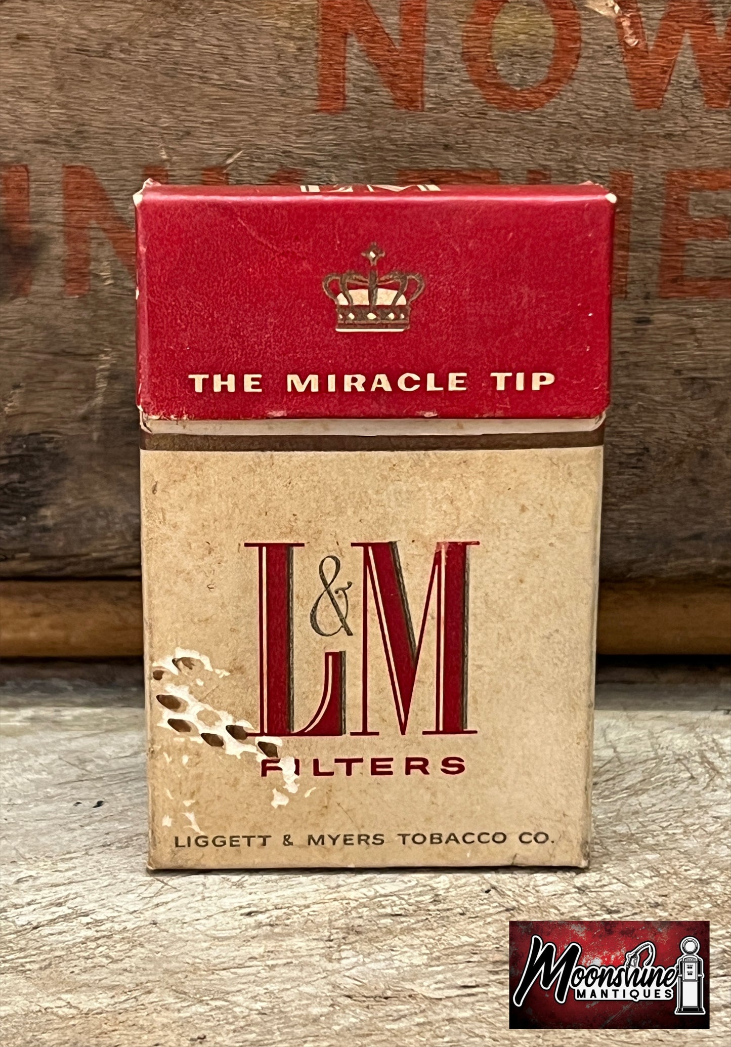 Vtg. L&M Cigarettes Box - Free Shipping!