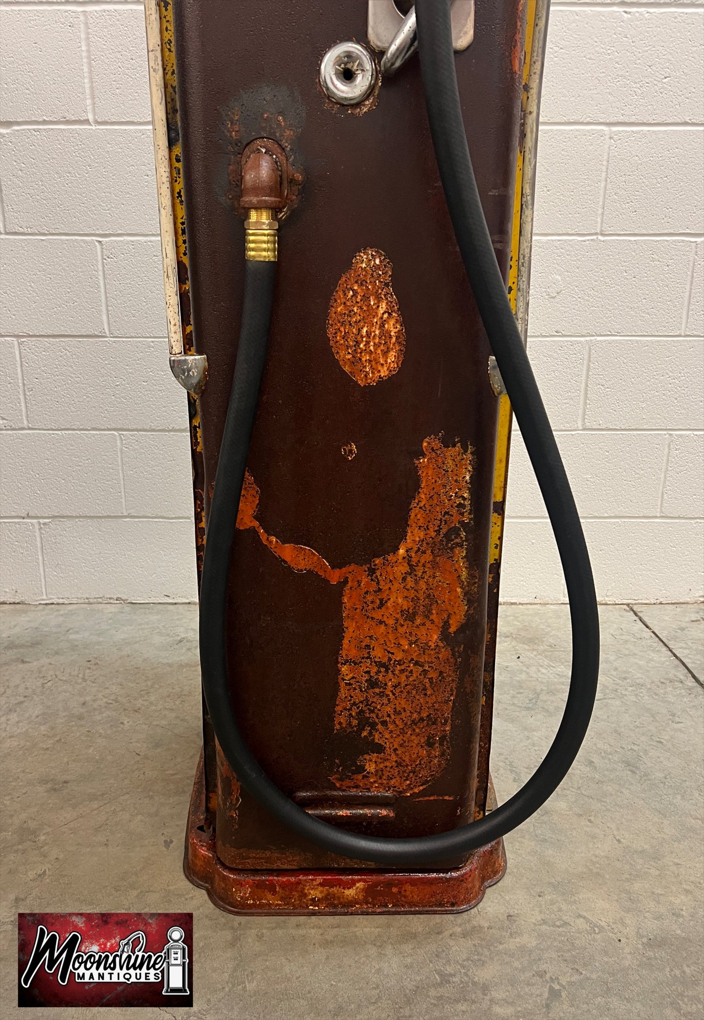 Rustoration 1940’s INDIAN GASOLINE Gilbarco Gas Pump w/ Shelves - Mancave Decor - Free Shipping!