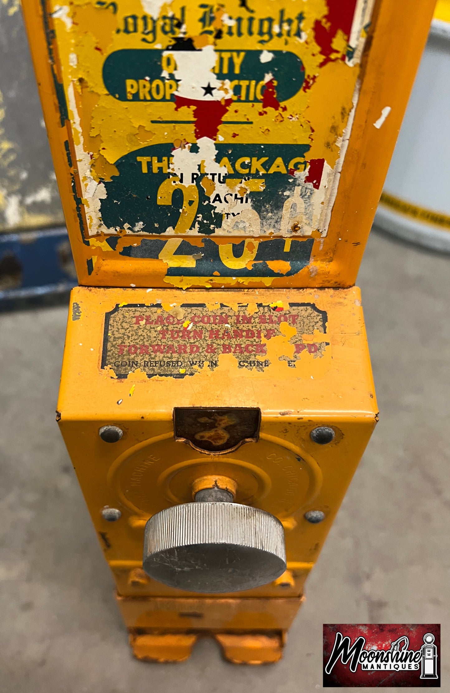 Vtg. Service Station Condom Vending Machine - Free Shipping!