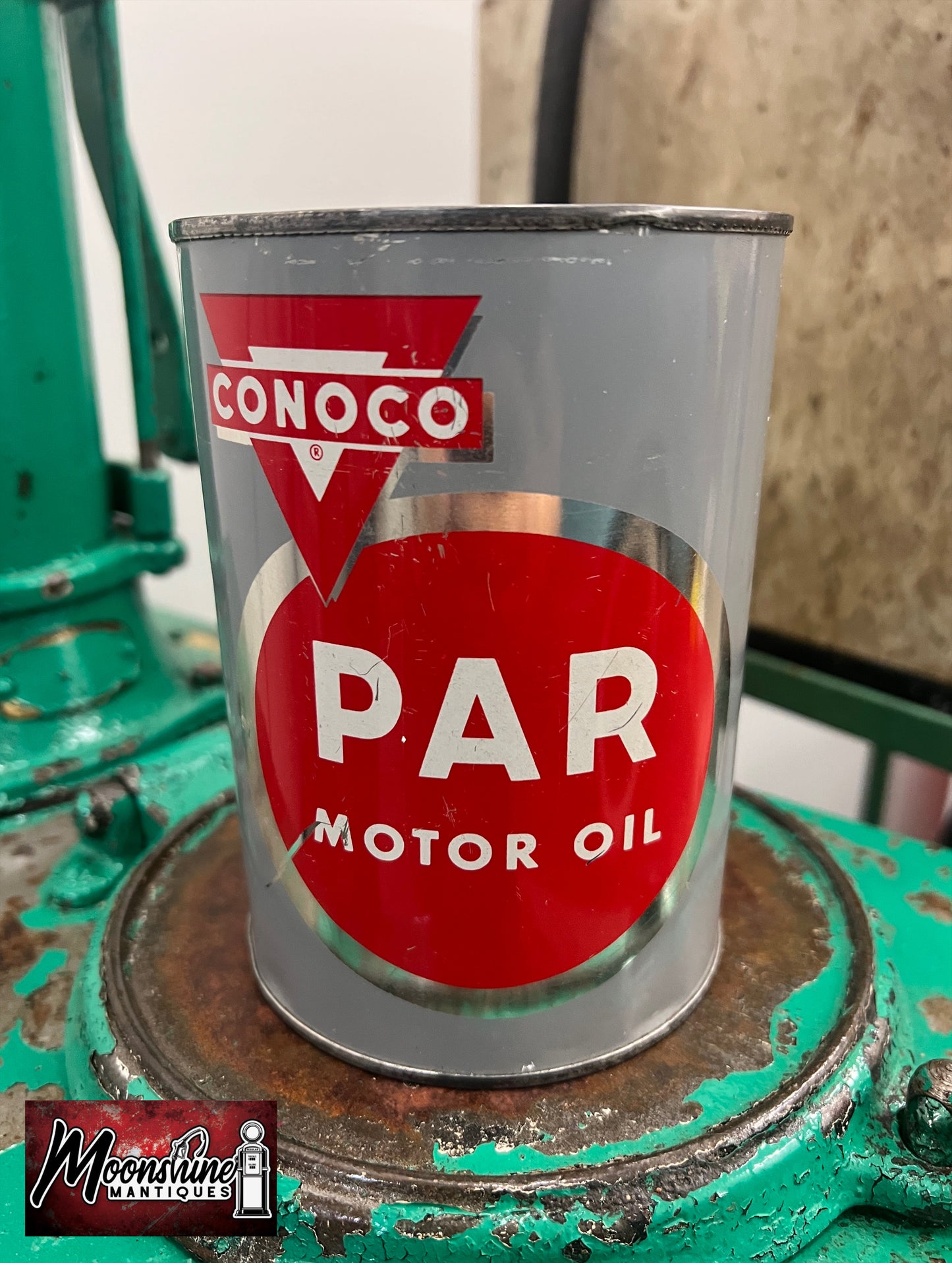 1950’s CONOCO PAR Motor Oil Can 1 qt. - Gas & Oil - Free Shipping!