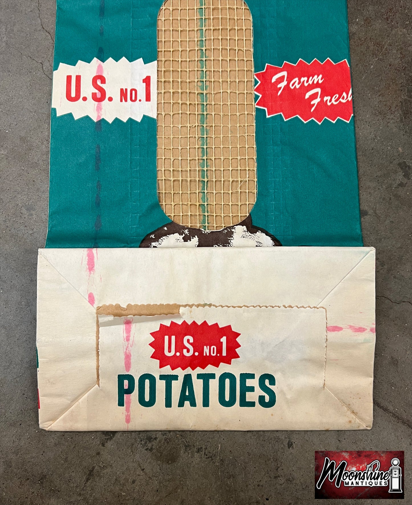 Vtg. Farm Fresh Potatoes Bag - Free Shipping!