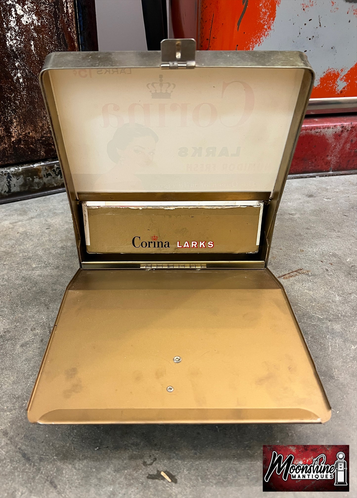 RARE Vtg. CORINA LARKS Cigar Humidor Store Display - Free Shipping!