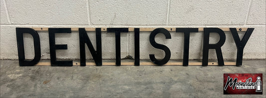 Vtg. Original DENTISTRY Sign - Dentist Office - Free Shipping!