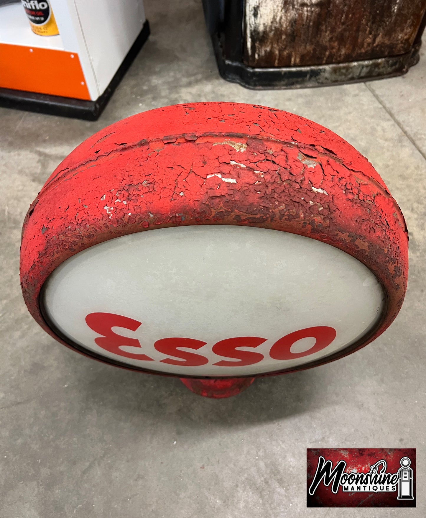 Vtg. Original ESSO Gas Pump Globe - Free Shipping!