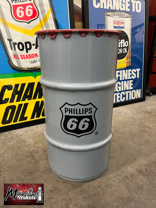 PHILLIPS 66 Oil Drum 16 gal. - Mancave Trash Can - Gas & Oil - Free Shipping!
