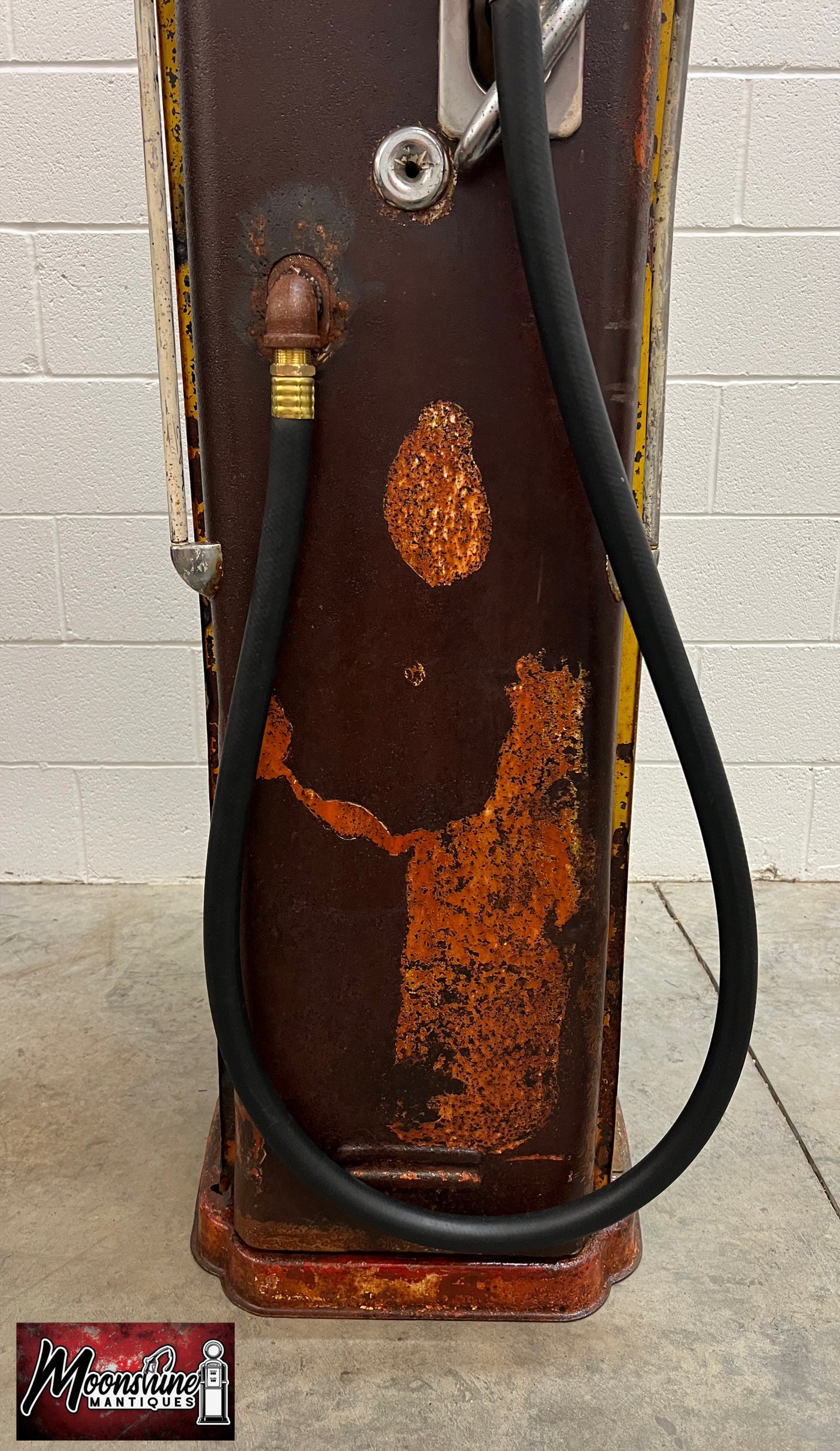 Rustoration 1940s INDIAN MOTORCYCLE Gilbarco Gas Pump w/ Shelves - Mancave Decor - Free Shipping!