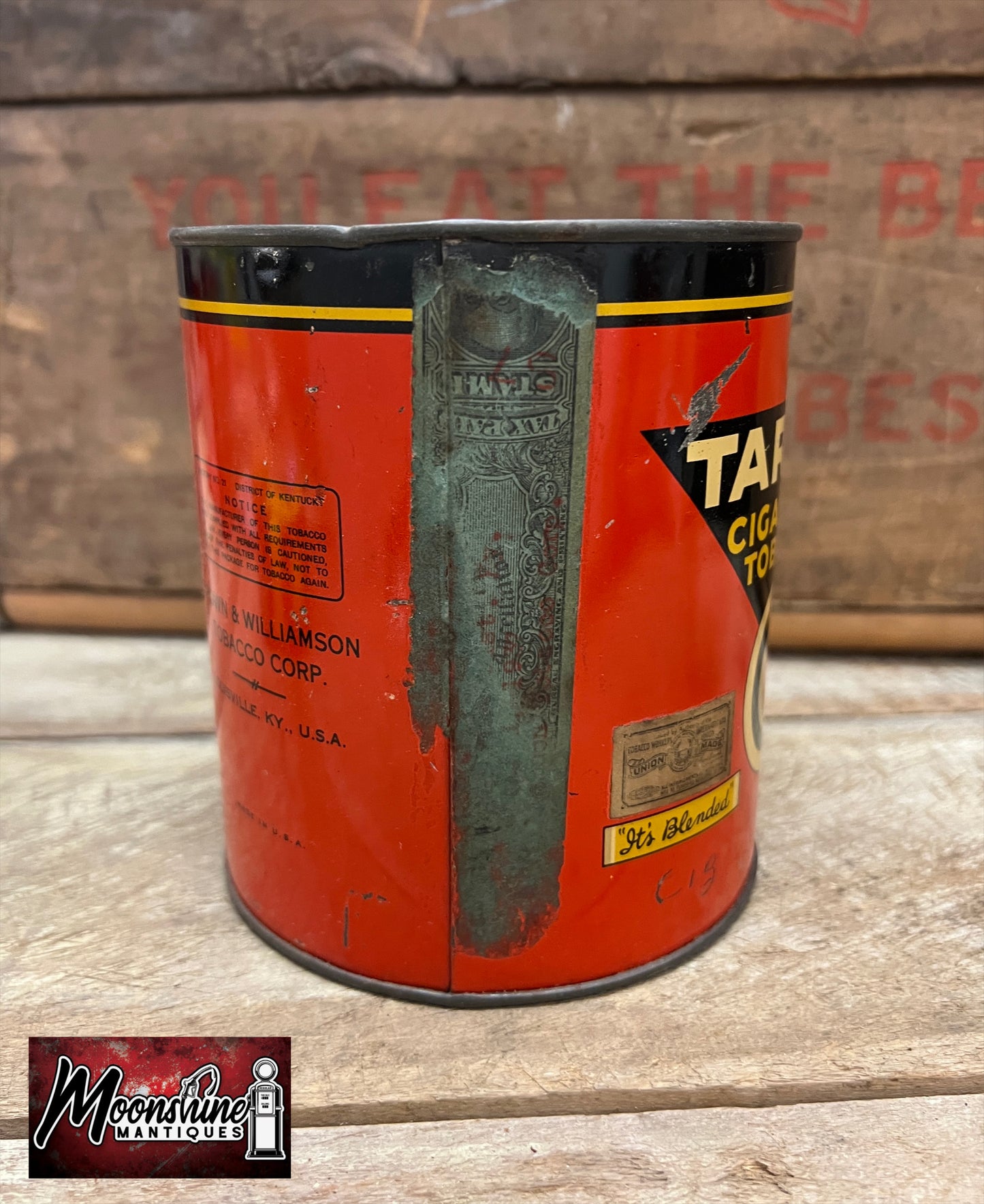 Vtg. TARGET Cigarette Tobacco Tin - Free Shipping!