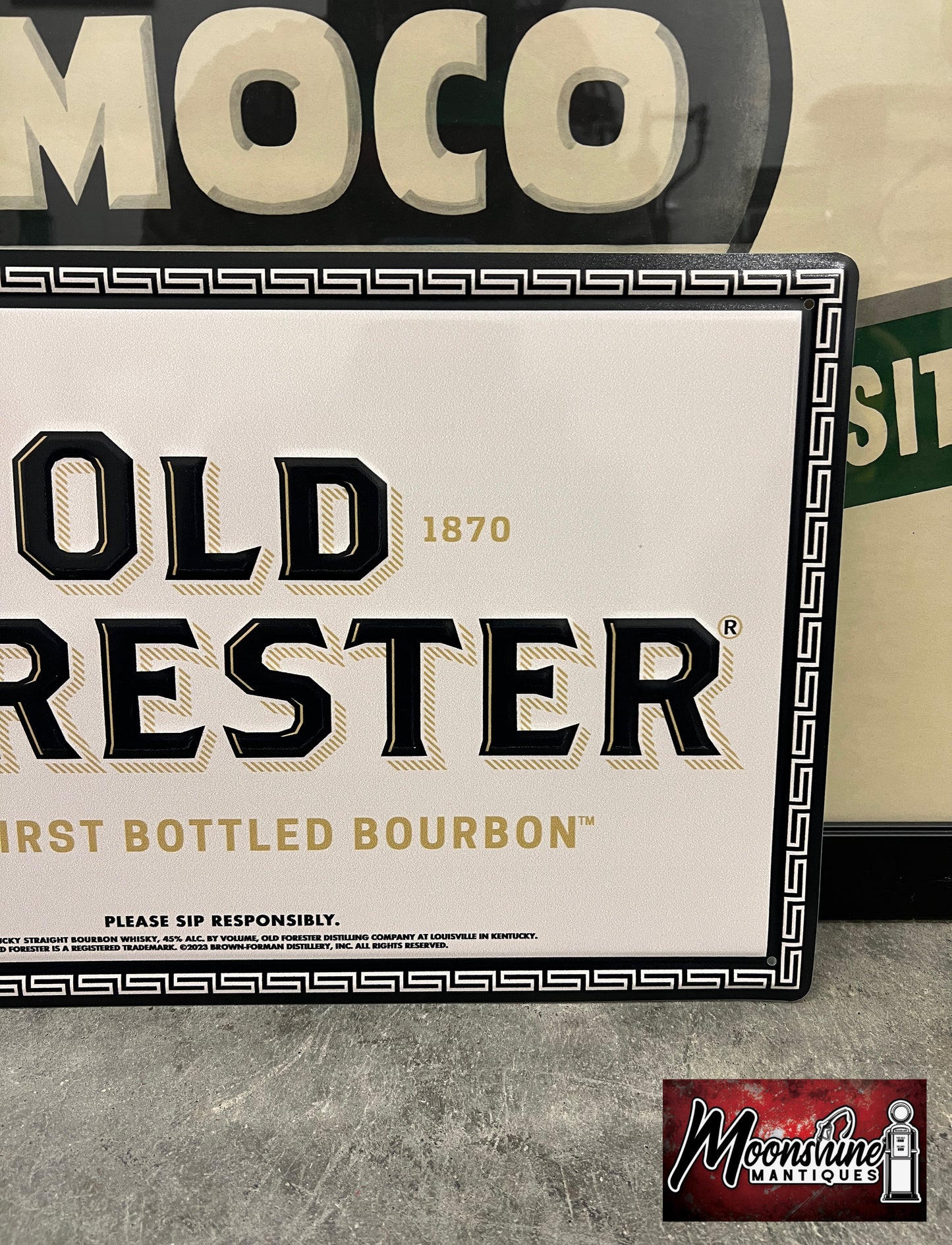 OLD FORESTER Bourbon / Whiskey Sign - Free Shipping!