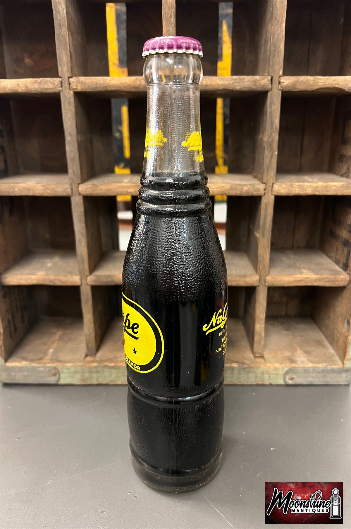 Vtg. 1950's NuGrape Soda Bottle 10oz. - Free Shipping!