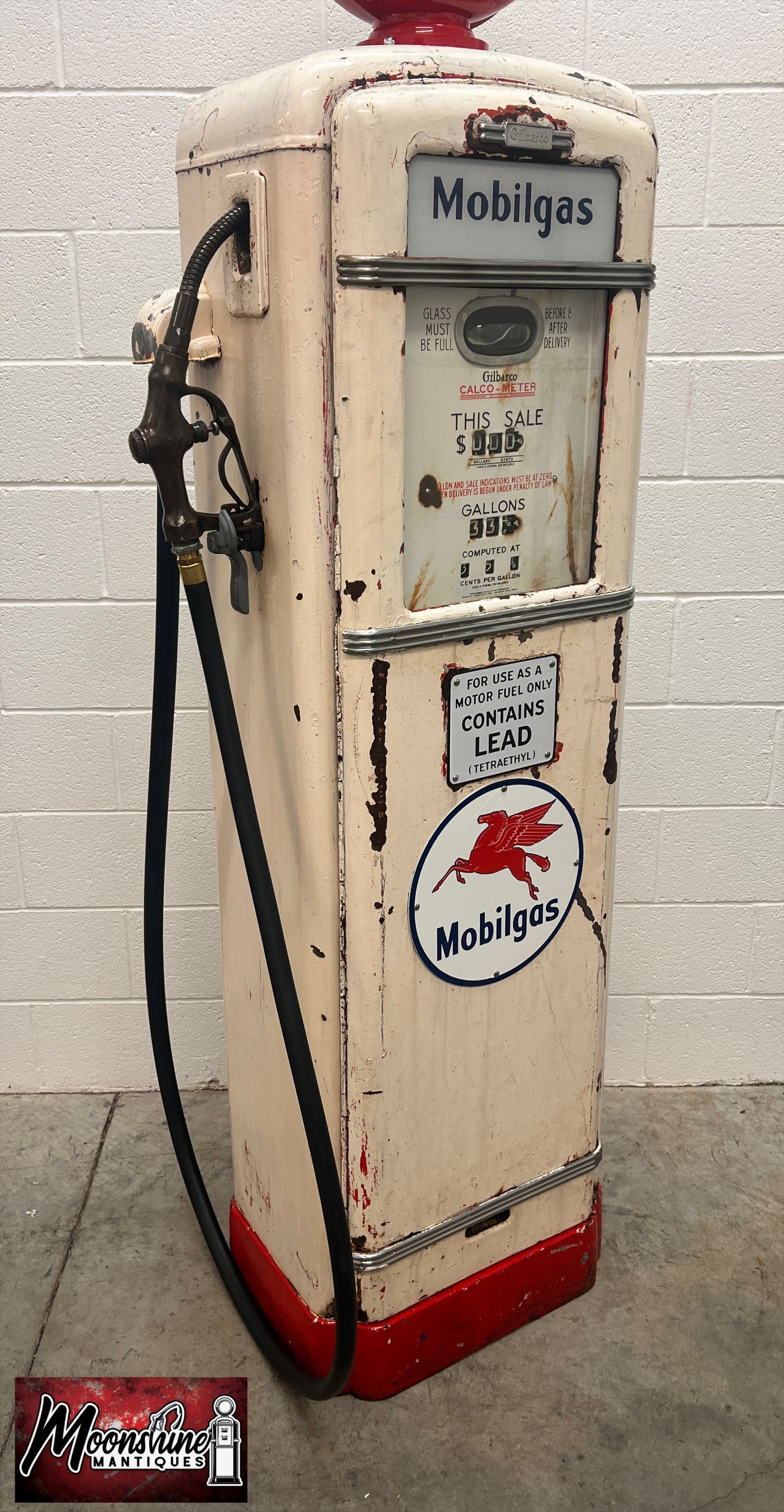 1930’s MOBIL Mobilgas Gilbarco Gas Pump - Rustoration - Shipping Available!