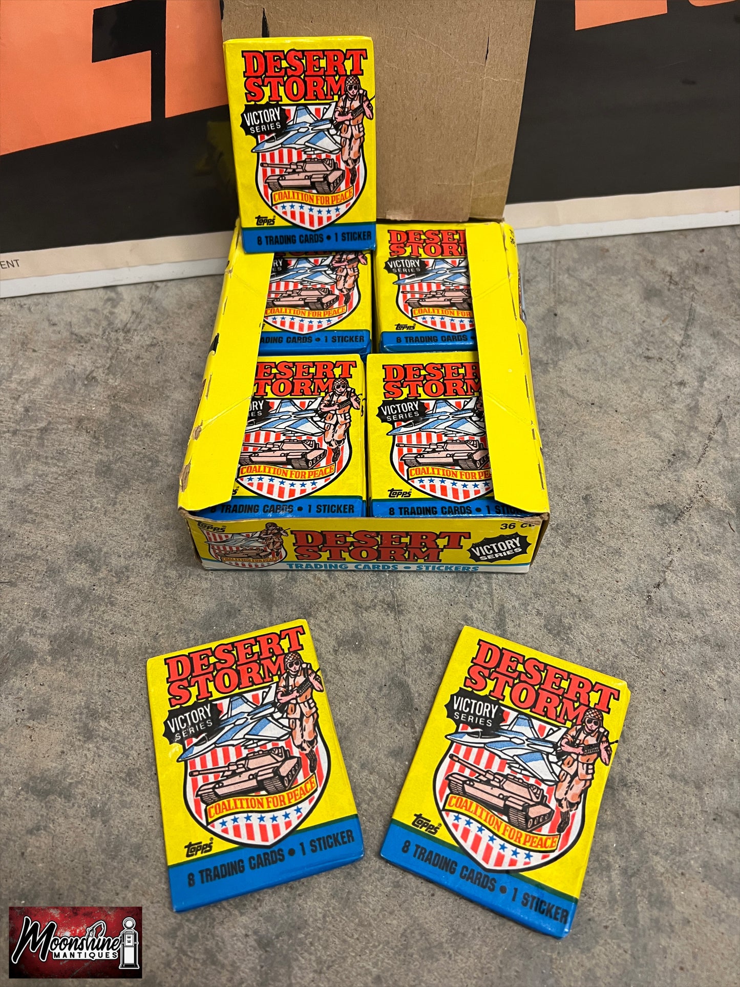 Topps 1991 Desert Storm Trading Cards Victory Series 36 New Sealed Packs in Box - Free Shipping!