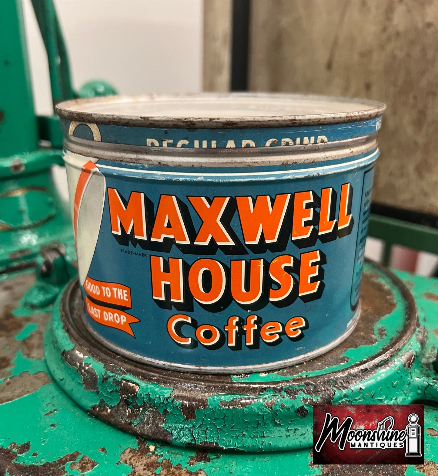 Vtg. MAXWELL HOUSE Coffee Tin Can - Free Shipping!