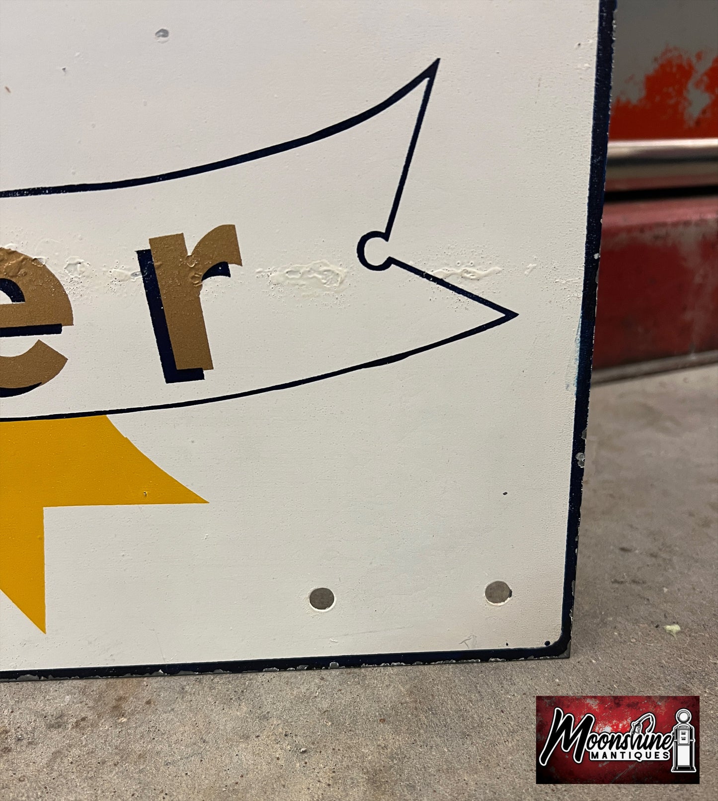 Vtg. SERVICE STATION Award Winner Sign - Gas & Oil - Free Shipping!