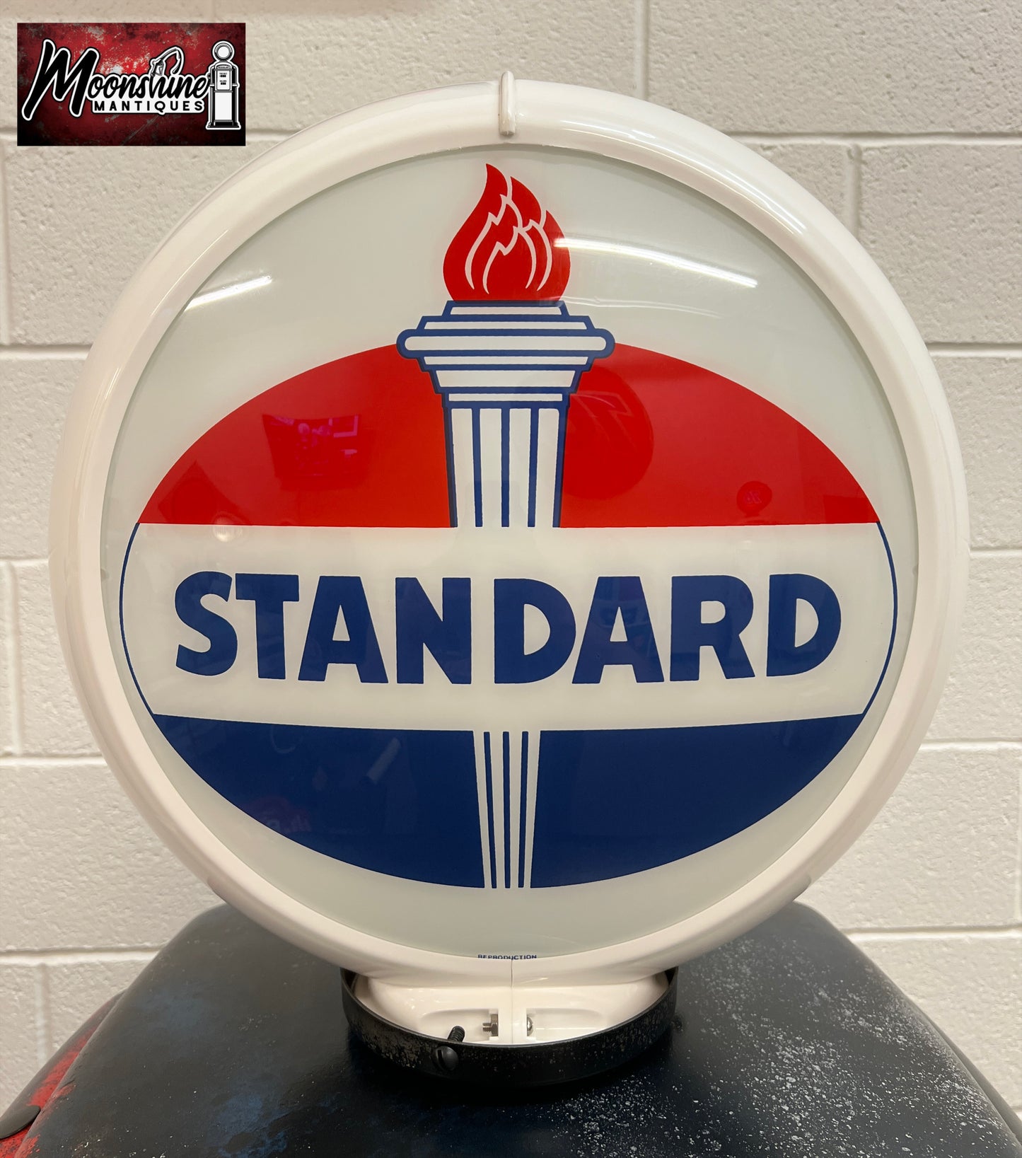 Rustoration 1950’s STANDARD GASOLINE Tokheim Gas Pump w/ Shelves - Mancave Decor - Free Shipping!