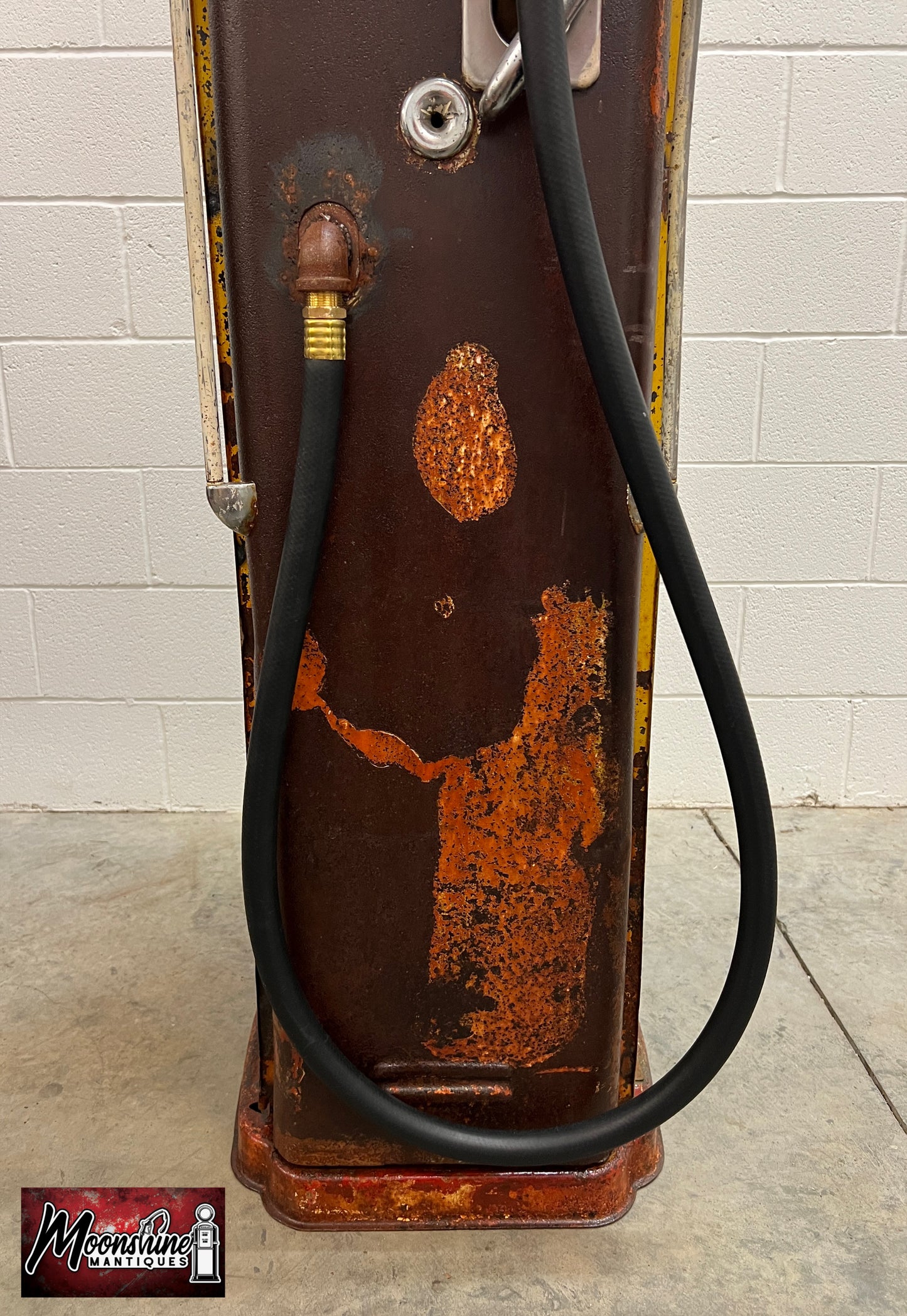 Rustoration 1940s AMERICAN GAS Gilbarco Gas Pump w/ Shelves - Mancave Decor - Free Shipping!