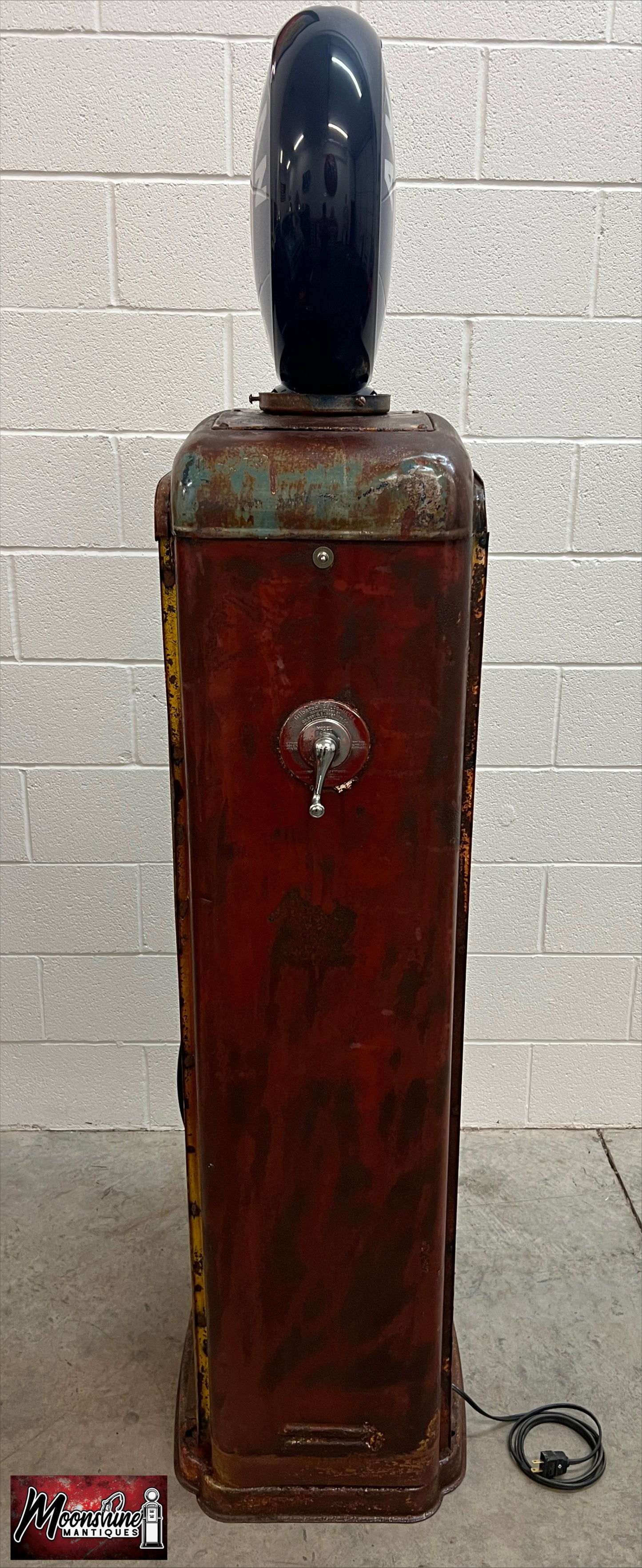 Rustoration 1940s AMERICAN GAS Gilbarco Gas Pump w/ Shelves - Mancave Decor - Free Shipping!