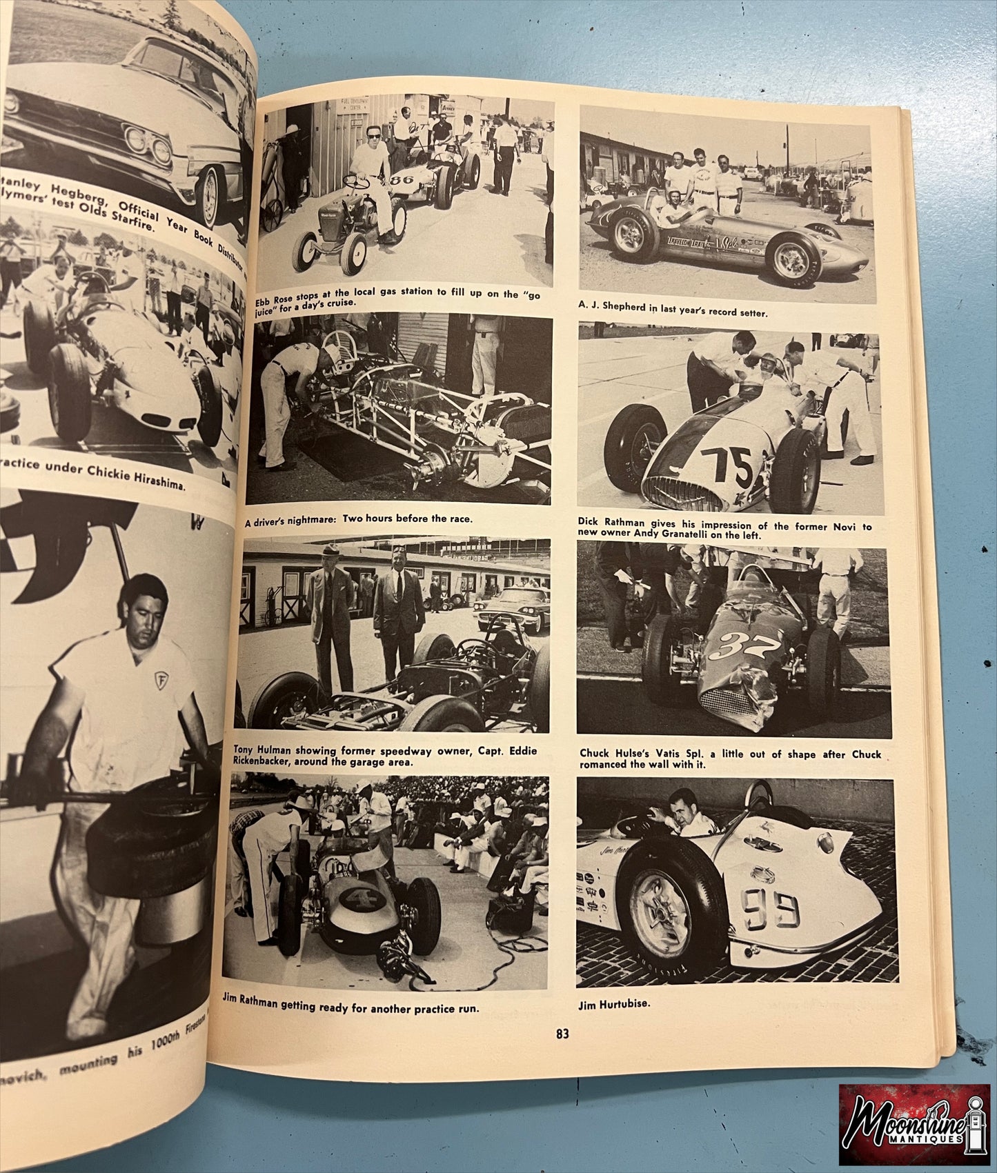 Floyd Clymer's 1961 Indianapolis 500 Race Yearbook - Free Shipping!