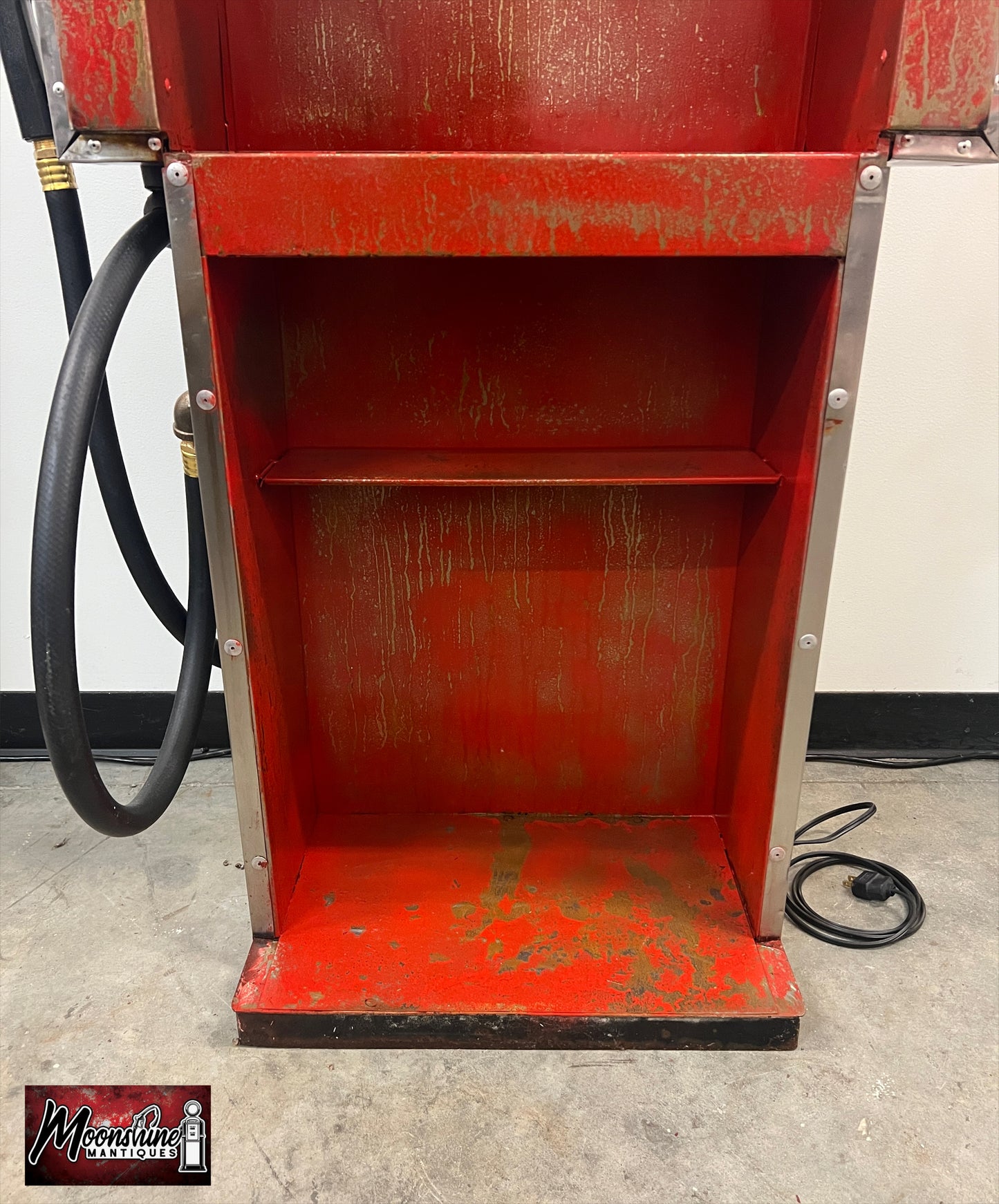 Rustoration 1960’s TEXACO MARINE Gilbarco Gas Pump w/ Shelves - Free Shipping!