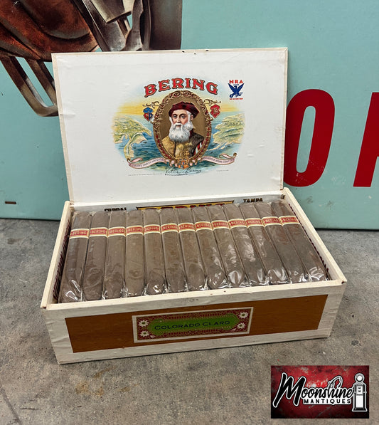 RARE Vtg. BERING CIGARS Display Box / Cigar Store - Free Shipping!