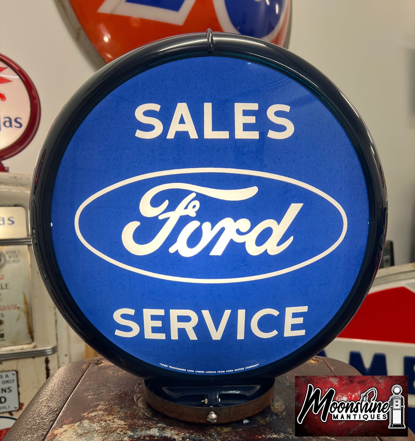 Rustoration 1940’s FORD Gilbarco Gas Pump w/ Shelves - Mancave Decor - Free Shipping!