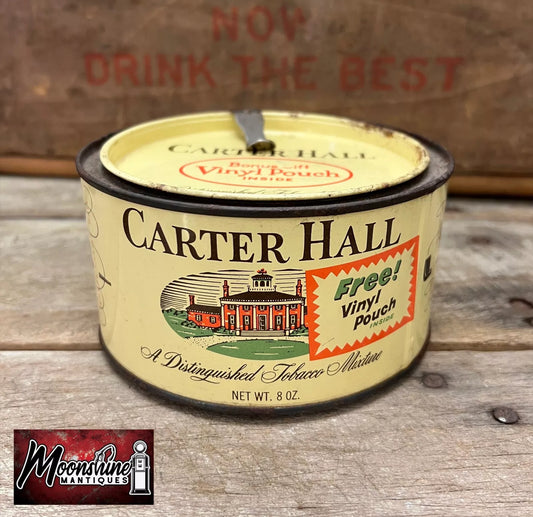 Vtg. CARTER HALL Tobacco Tin - Free Shipping!