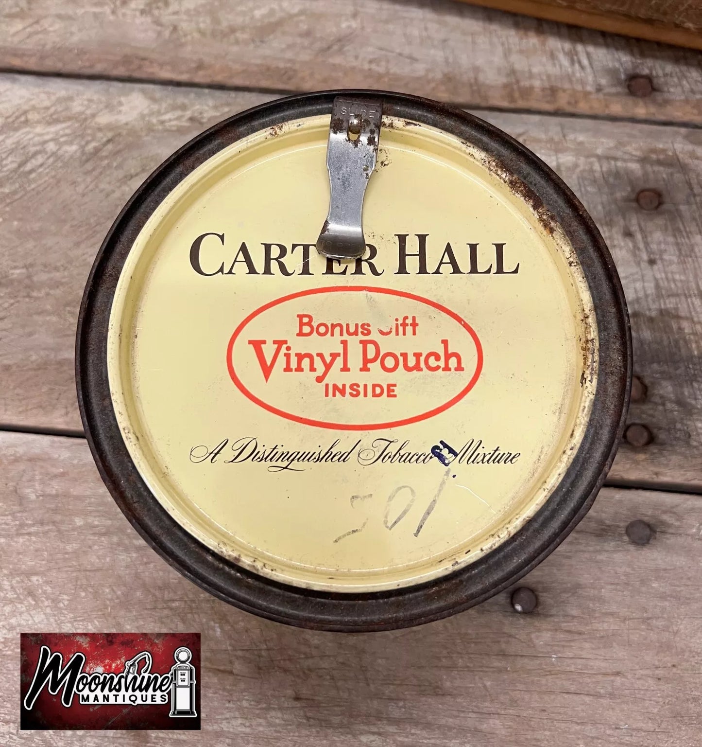 Vtg. CARTER HALL Tobacco Tin - Free Shipping!